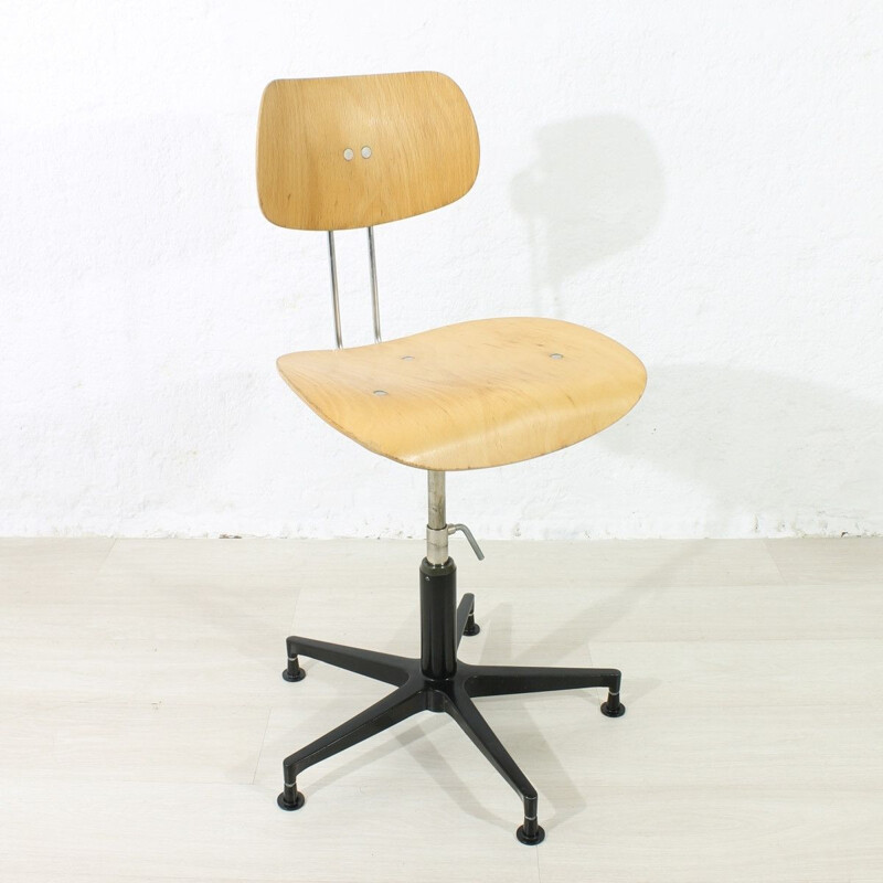 Vintage bureau chair for Wilde & Spieth Egon Eiermann