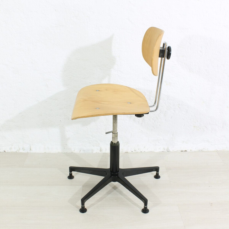 Vintage bureau chair for Wilde & Spieth Egon Eiermann