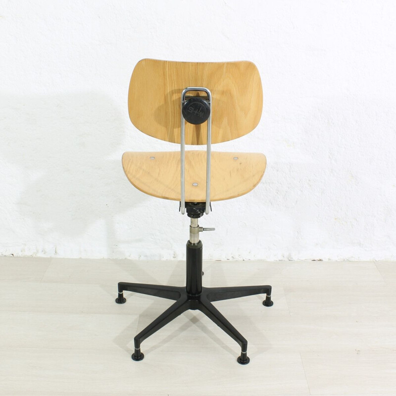 Fauteuil de bureau vintagr pour Wilde & Spieth Egon Eiermann