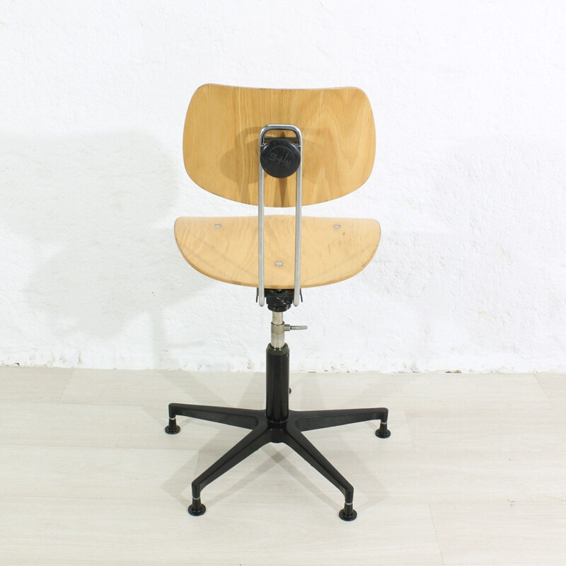 Vintage bureau chair for Wilde & Spieth Egon Eiermann