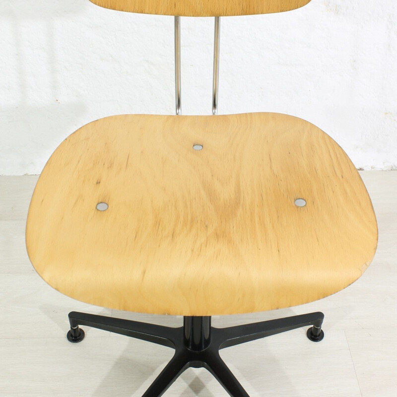 Vintage bureau chair for Wilde & Spieth Egon Eiermann