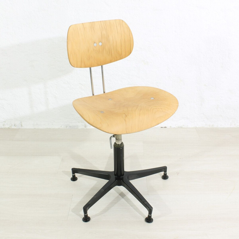 Vintage bureau chair for Wilde & Spieth Egon Eiermann