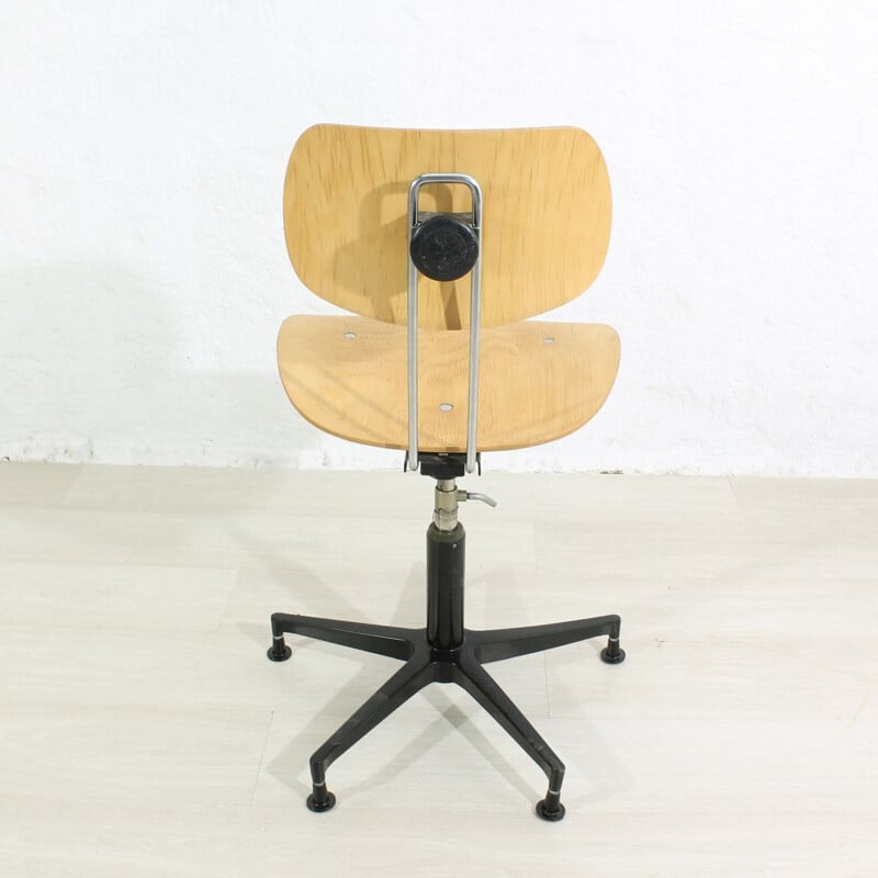 Vintage bureau chair for Wilde & Spieth Egon Eiermann