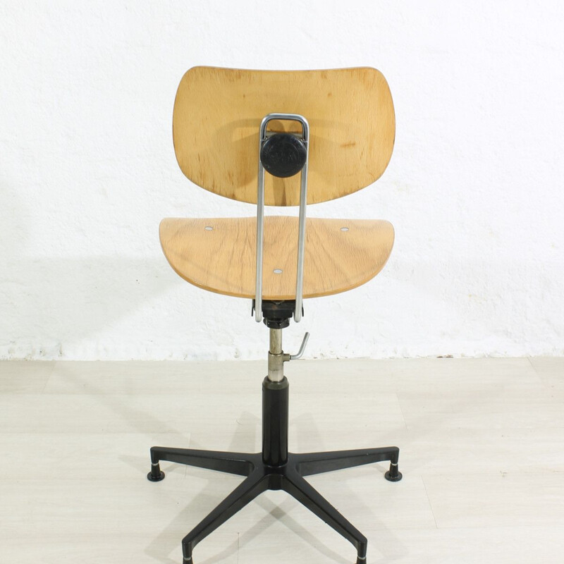 Vintage bureau chair Egon Eiermann for Wilde & Spieth