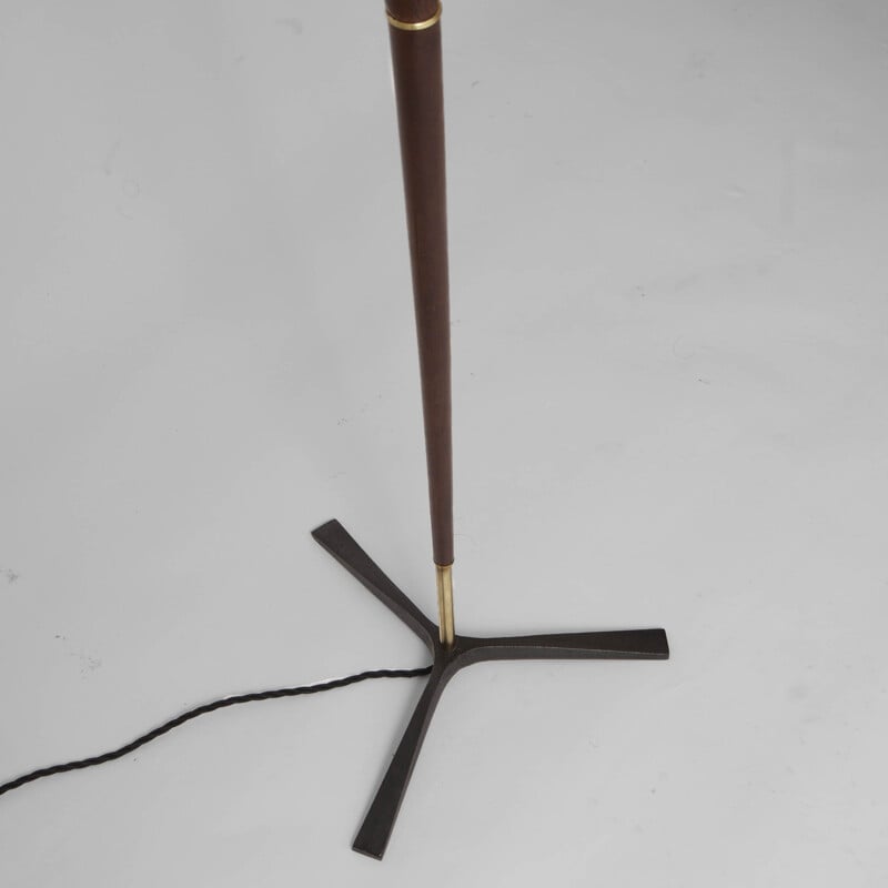 Vintage Teak Floor Lamp Danish 1960s