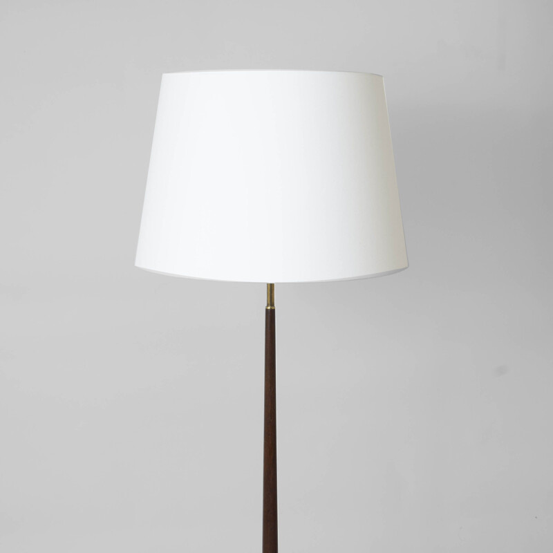 Vintage Teak Floor Lamp Danish 1960s
