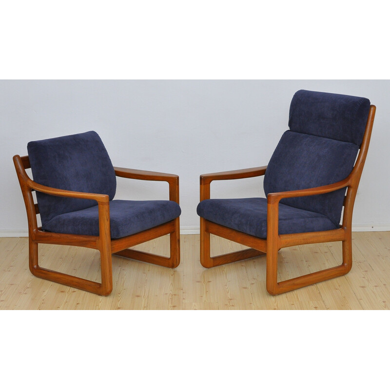 Paar Vintage Deense Silkeborg fauteuils 1960