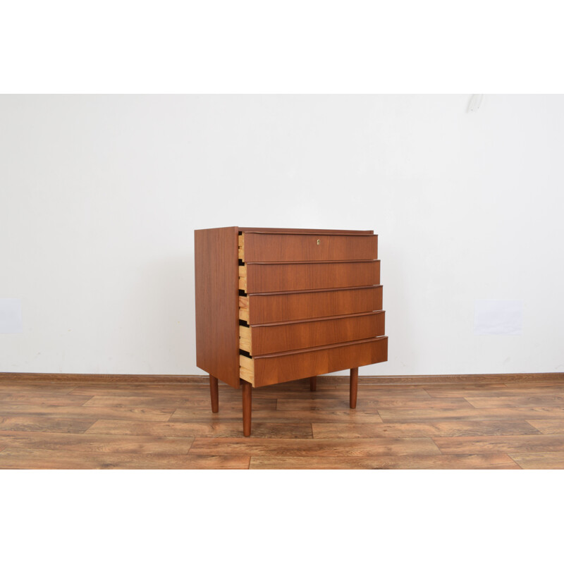 Mid-Century Teak Chest of Drawers from Royal Board Swedish 1960s