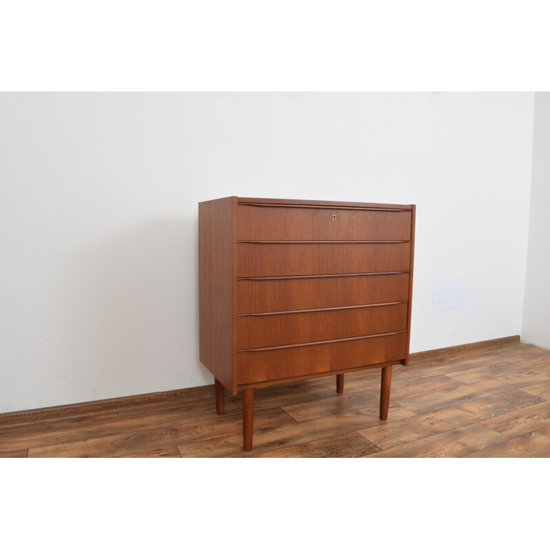 Mid-Century Teak Chest of Drawers from Royal Board Swedish 1960s