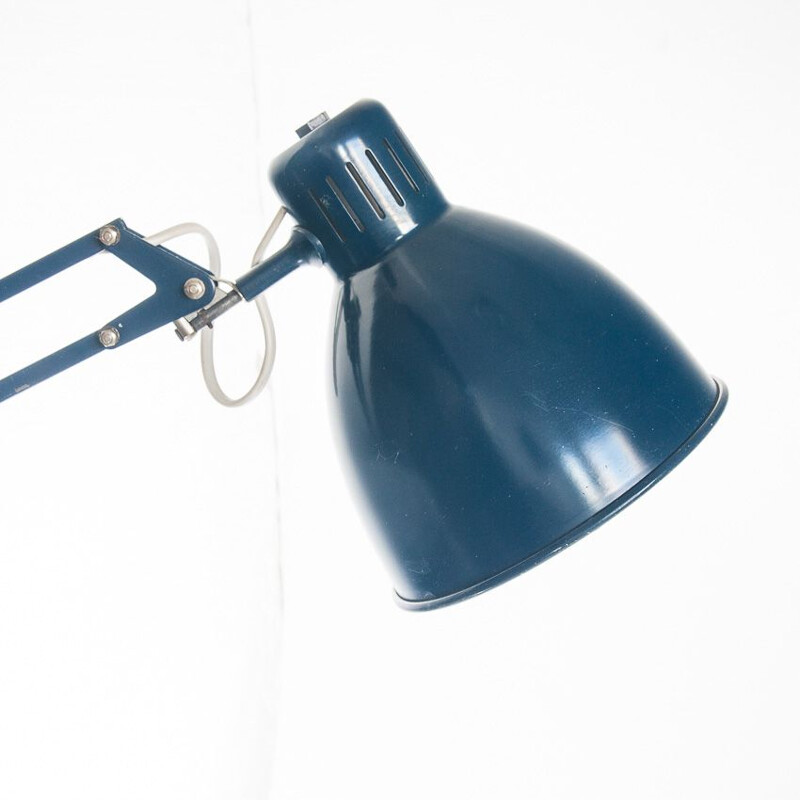 Vintage architect lamp Fase Madrid Enamelled iron Spain 1970