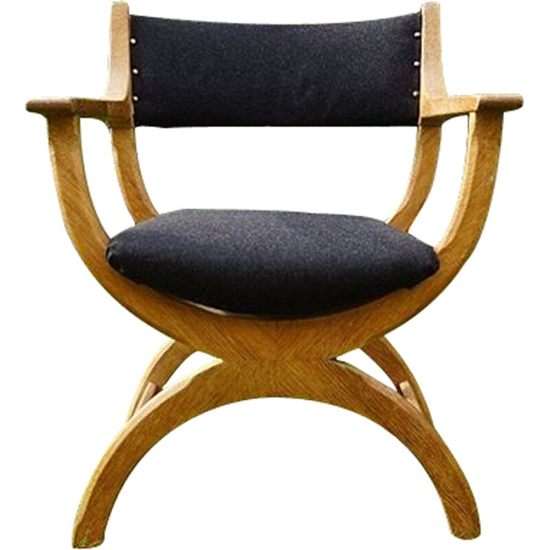 Vintage Chair In Oak Henning Kjærnulf Kurul