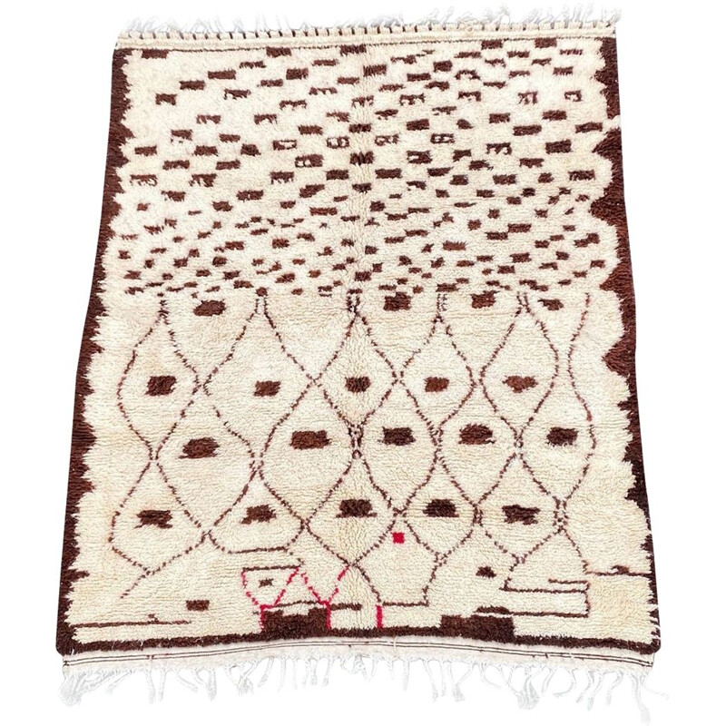 tapis vintage berbere - beni ouarain