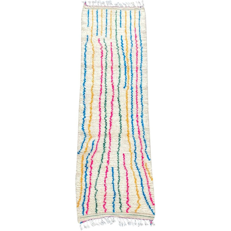 Tapis vintage berbere couloir