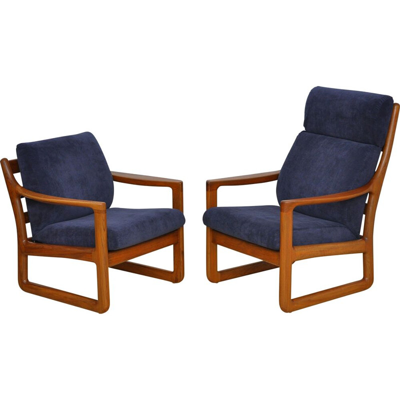 Par de poltronas Vintage Danish Silkeborg 1960