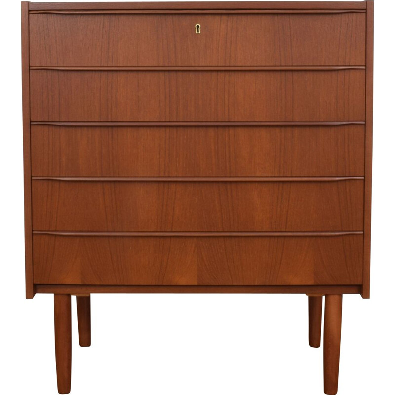 Mid-Century Teak Chest of Drawers from Royal Board Swedish 1960s