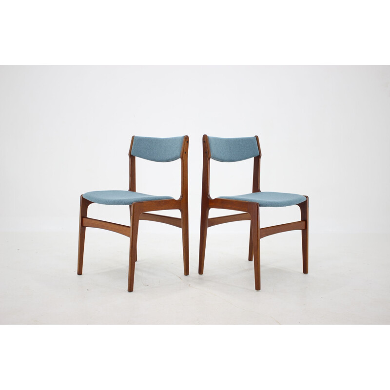 Set of 6 vintage Teak Dining Chairs, Danish 1960s