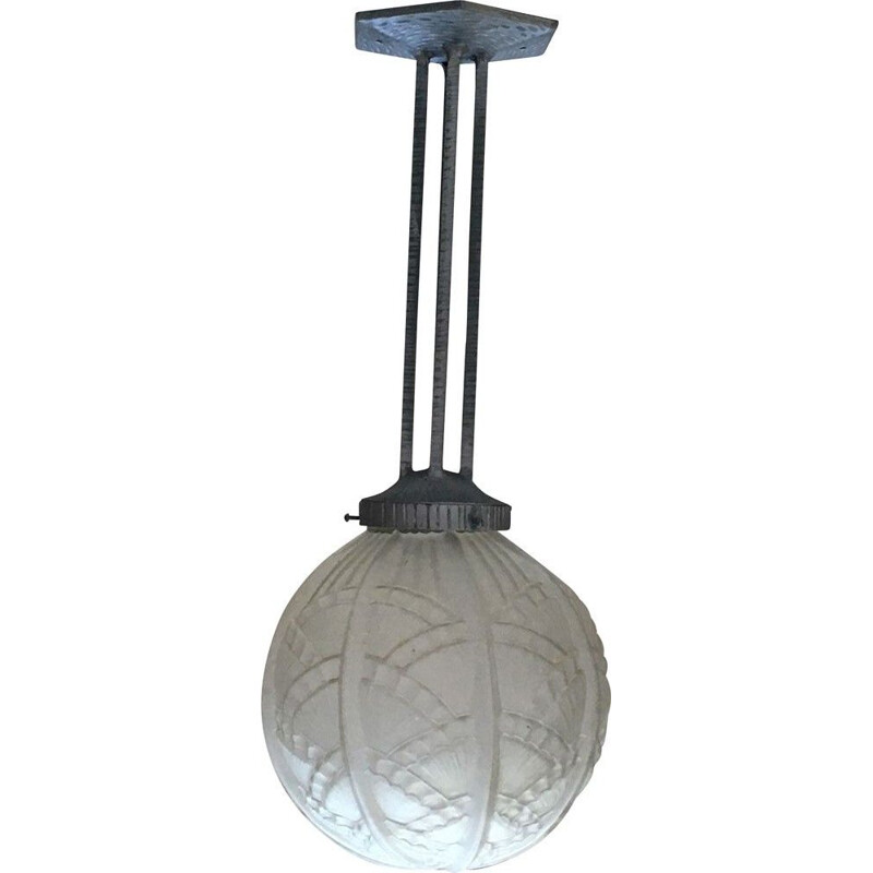 Vintage chandelier globe 1930