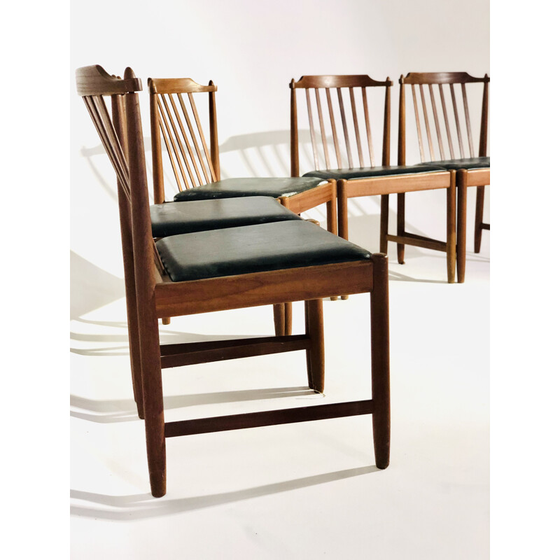 Set of 5 vintage chairs Scandinavian
