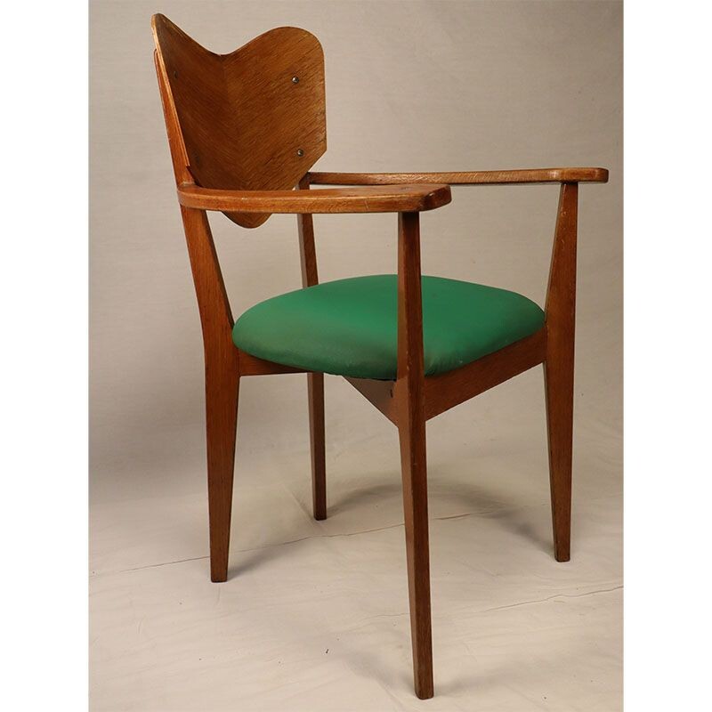 Vintage armchair by Jean-René Caillette 1950