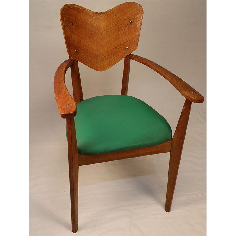 Vintage armchair by Jean-René Caillette 1950