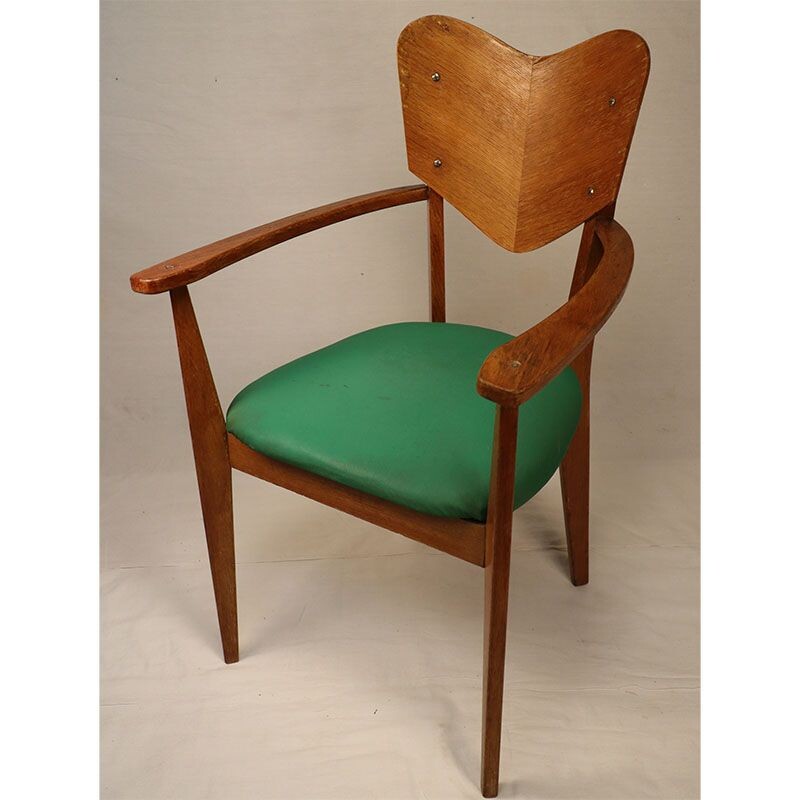 Vintage armchair by Jean-René Caillette 1950