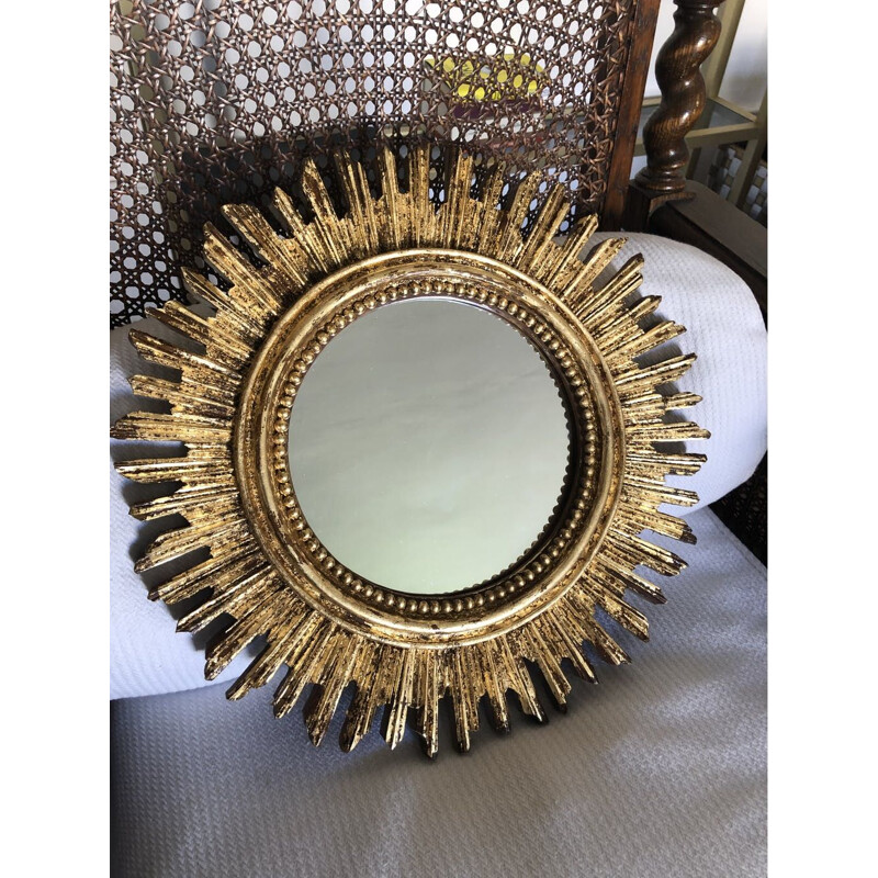 Miroir vintage soleil 1980