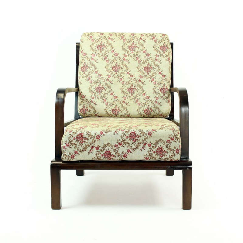 Vintage Lounge Chair In Wood, Czechoslovakia 1950s