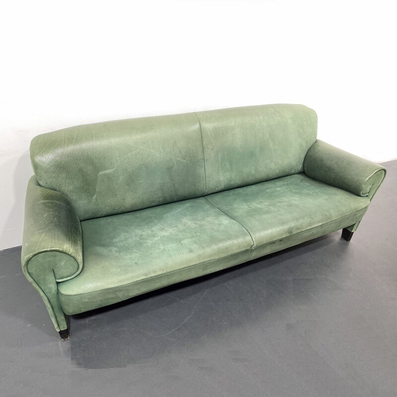 Canapé Vintage DS-90, cuir vert, par Anita Schmidt pour De Sede, Suisse, 1992