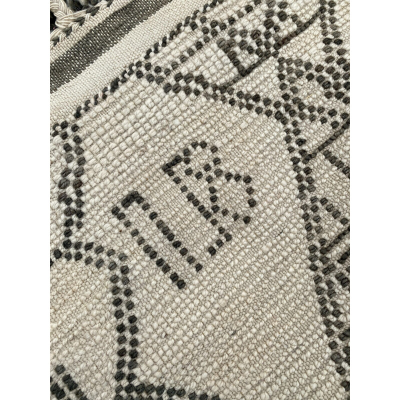 Vintage Berber Beni Ouarain tapijt uit 1958
