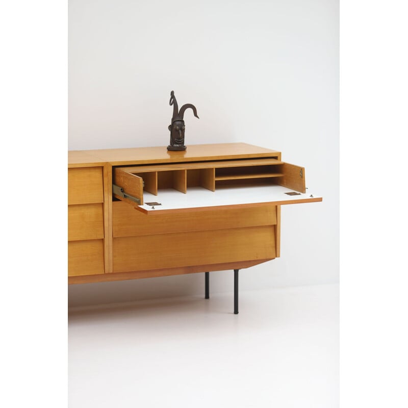 Vintage Deskdressing table with Luggage rack Florence Knoll