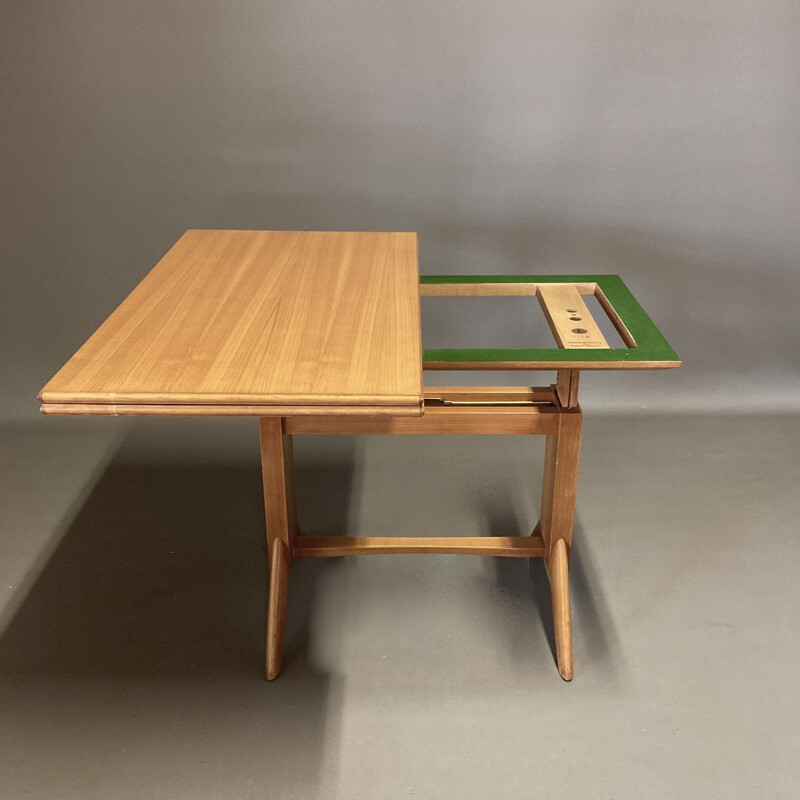 Vintage table with wallet lift and drop 1950's