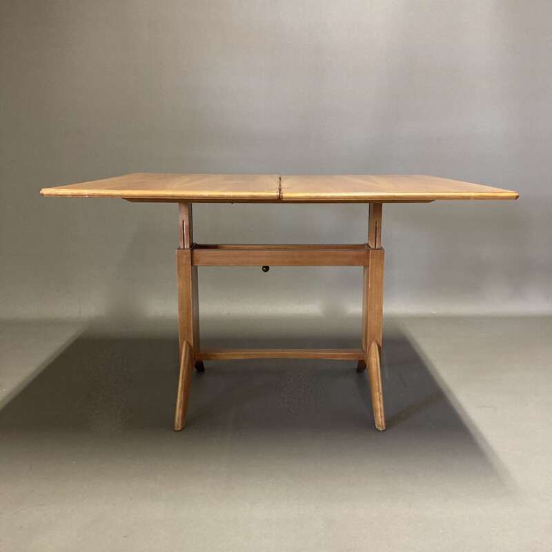 Vintage table with wallet lift and drop 1950's