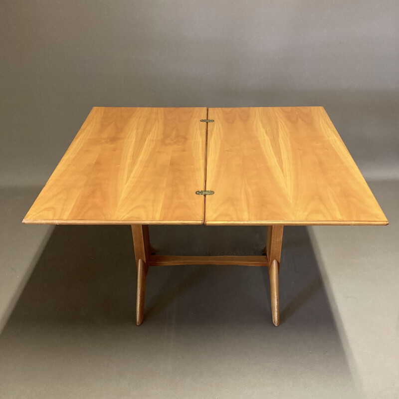 Vintage table with wallet lift and drop 1950's