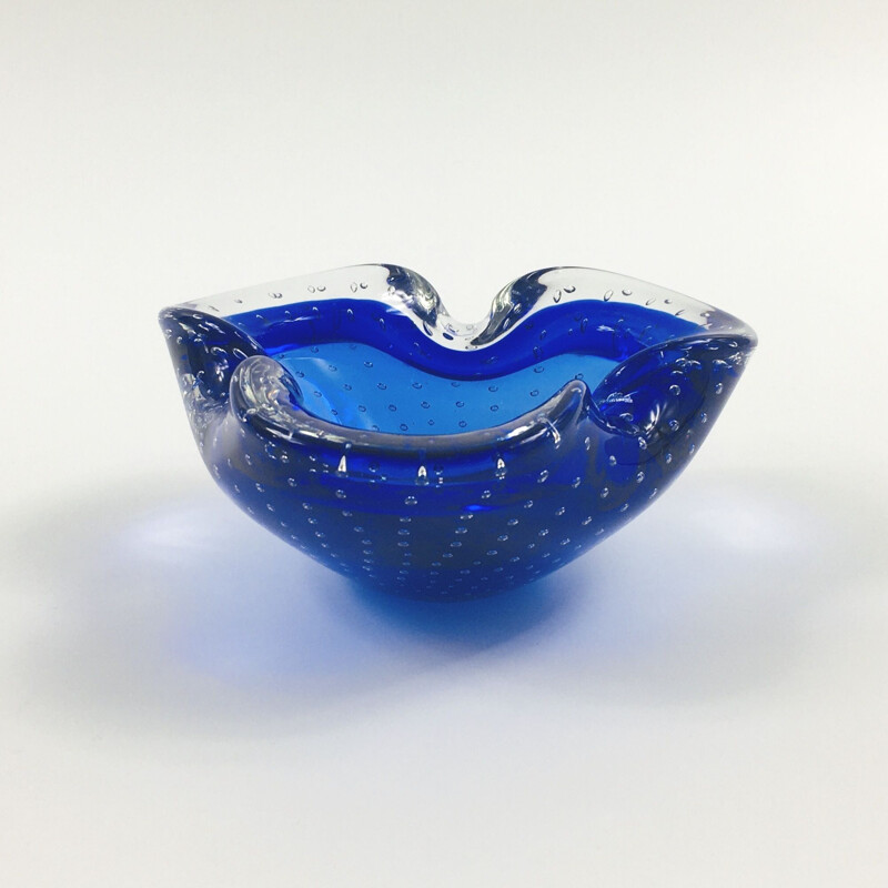 Mid-Century Murano Glass AshtraySmall Bowl  Italy 1950s