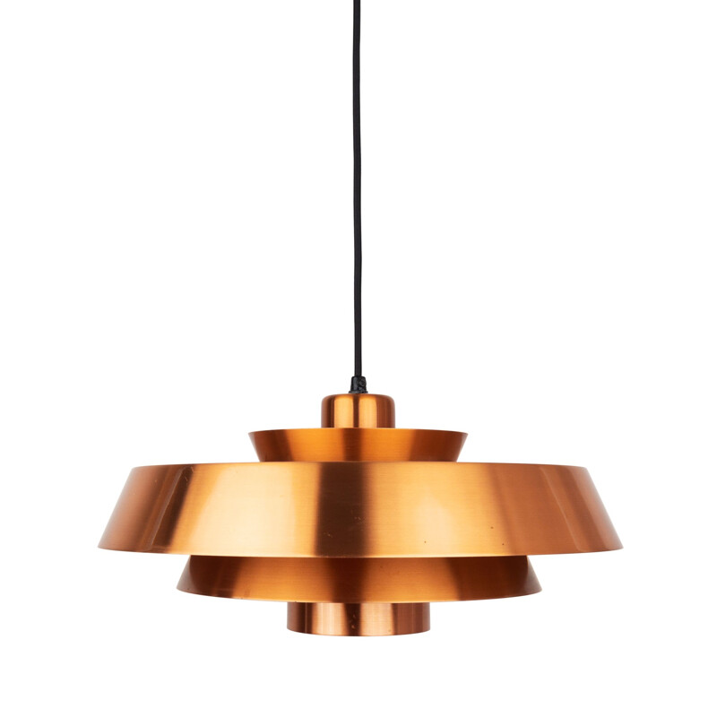 Vintage pendant lamp Nova by Jo Hammerborg, Fog og Mørup, Denmark, 1963