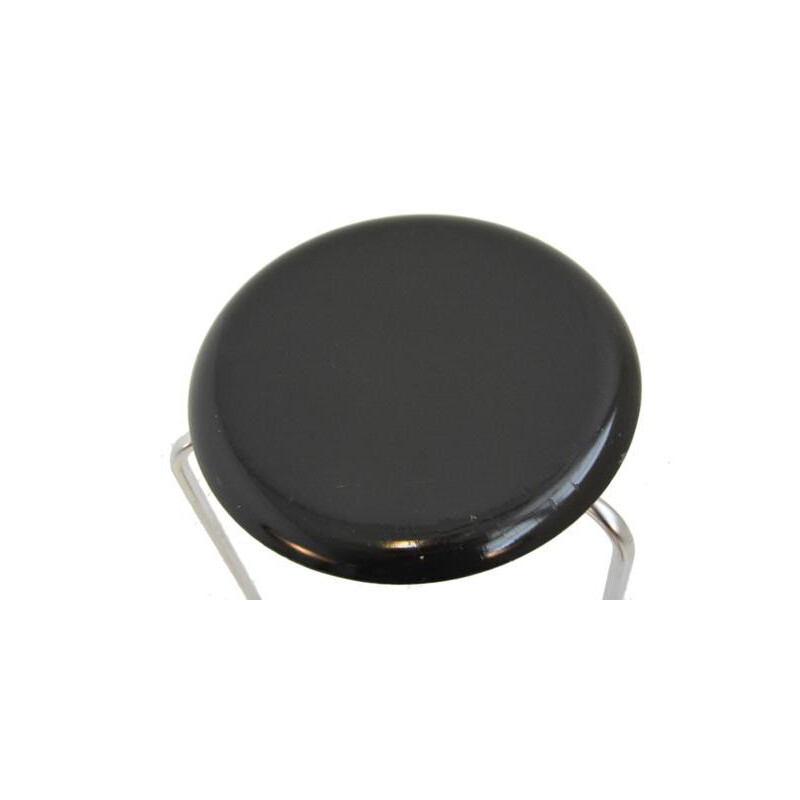 Fritz Hansen stool in black lacquered wood, Arne JACOBSEN - 1950s