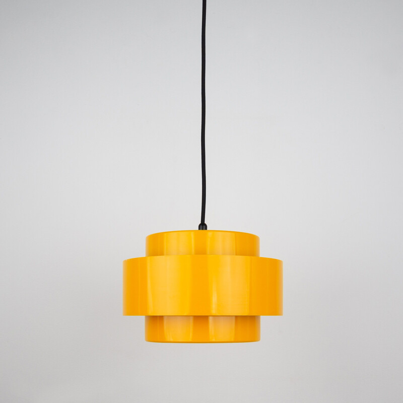 Pair of vintage pendant lamps Juno by Jo Hammerborg, Fog og Mørup, Denmark, 1980s