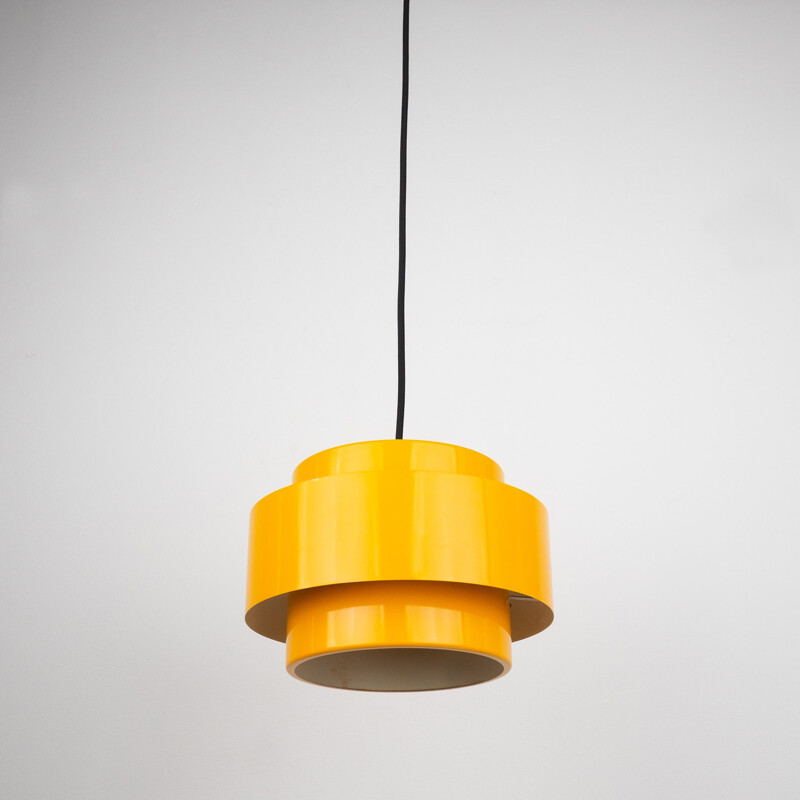 Pair of vintage pendant lamps Juno by Jo Hammerborg, Fog og Mørup, Denmark, 1980s