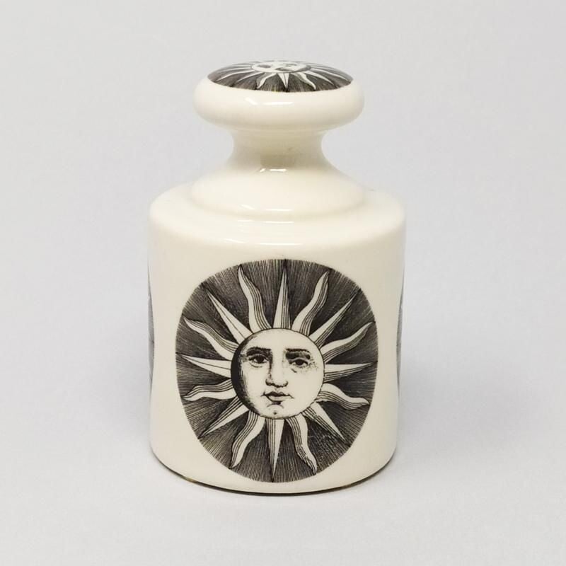 Vintage Ceramic Paperweight by Piero Fornasetti Prodotti 1950s