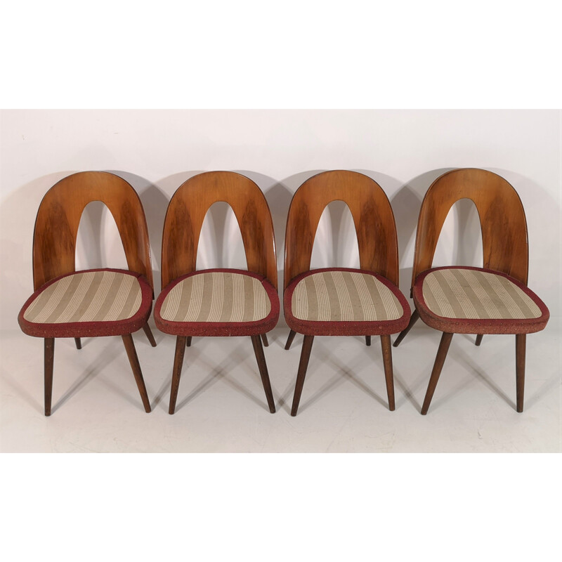 Set of 4 vintage Dining Chairs by Antonín Šuman, 1960s