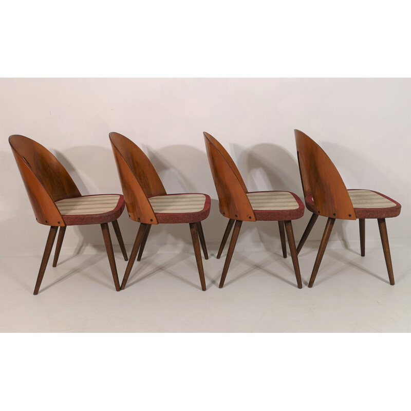 Set of 4 vintage Dining Chairs by Antonín Šuman, 1960s