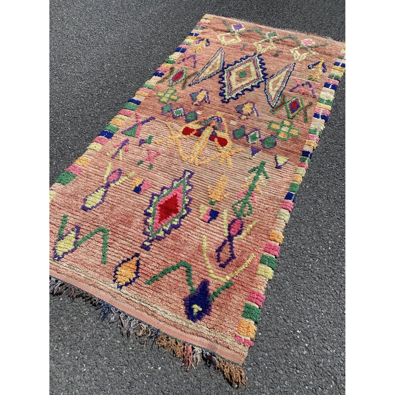 Alfombra bereber vintage boujaad