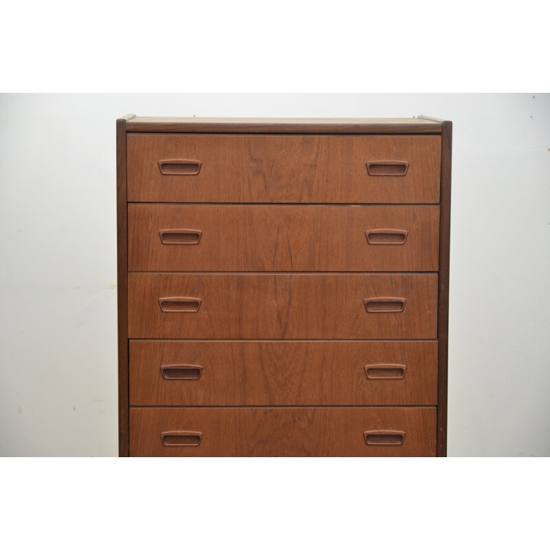 Vintage Teak Chest of Drawers, 1960s