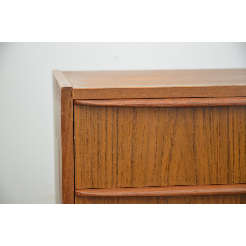 Vintage Teak Chest of Drawers, 1960s