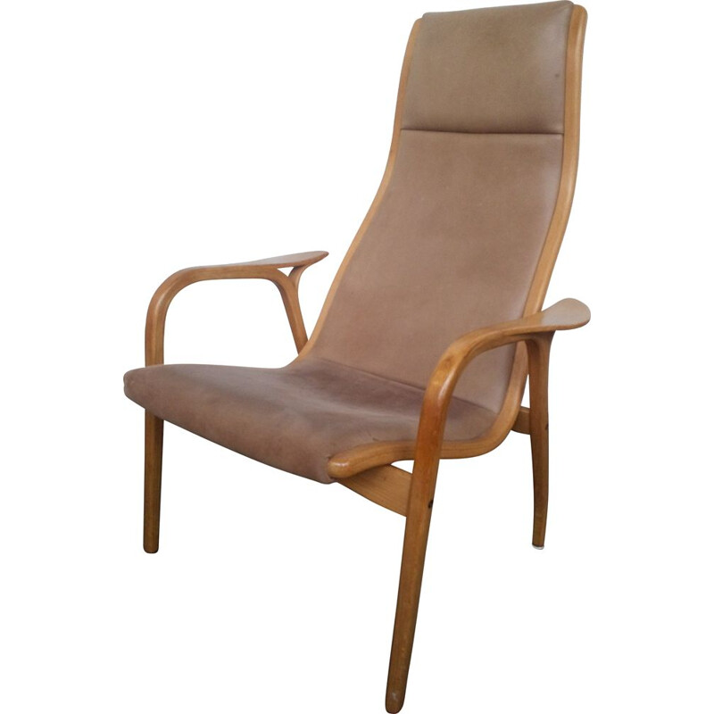 Chaise Vintage Lamino de Yngve Eckström Suède