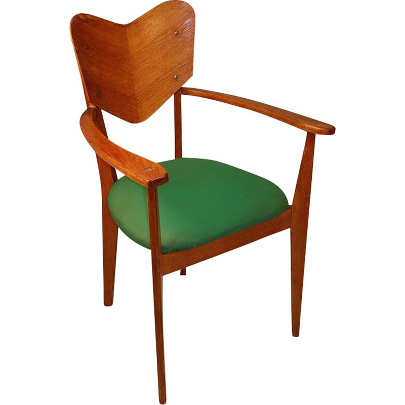 Vintage armchair by Jean-René Caillette 1950