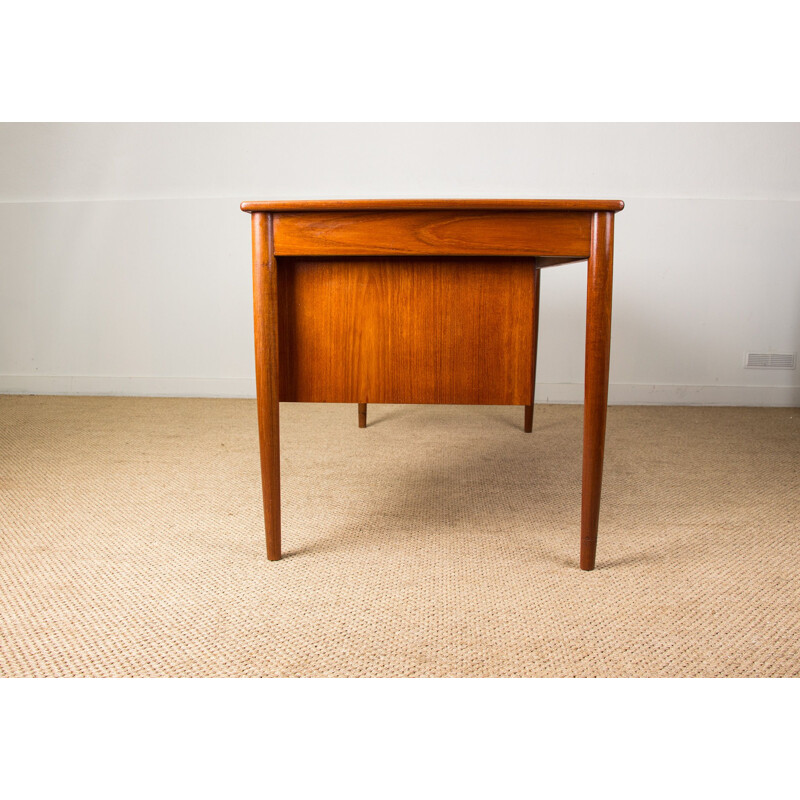 Vintage teak desk model 1301 by Borge Mogensen for Soborg Mobelfabrik Denmark 1960