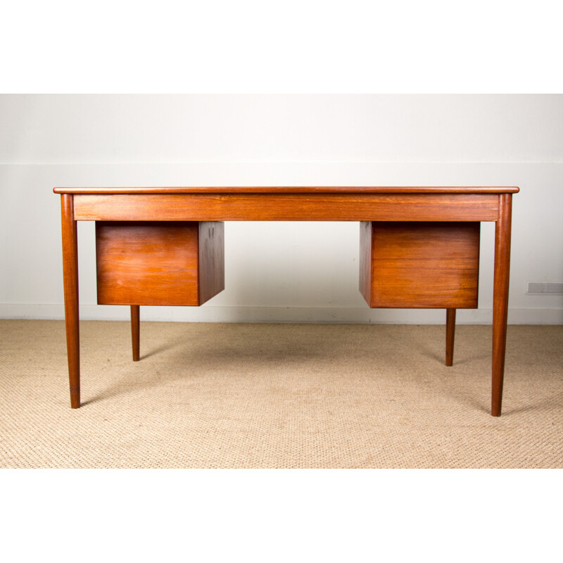 Vintage teak desk model 1301 by Borge Mogensen for Soborg Mobelfabrik Denmark 1960