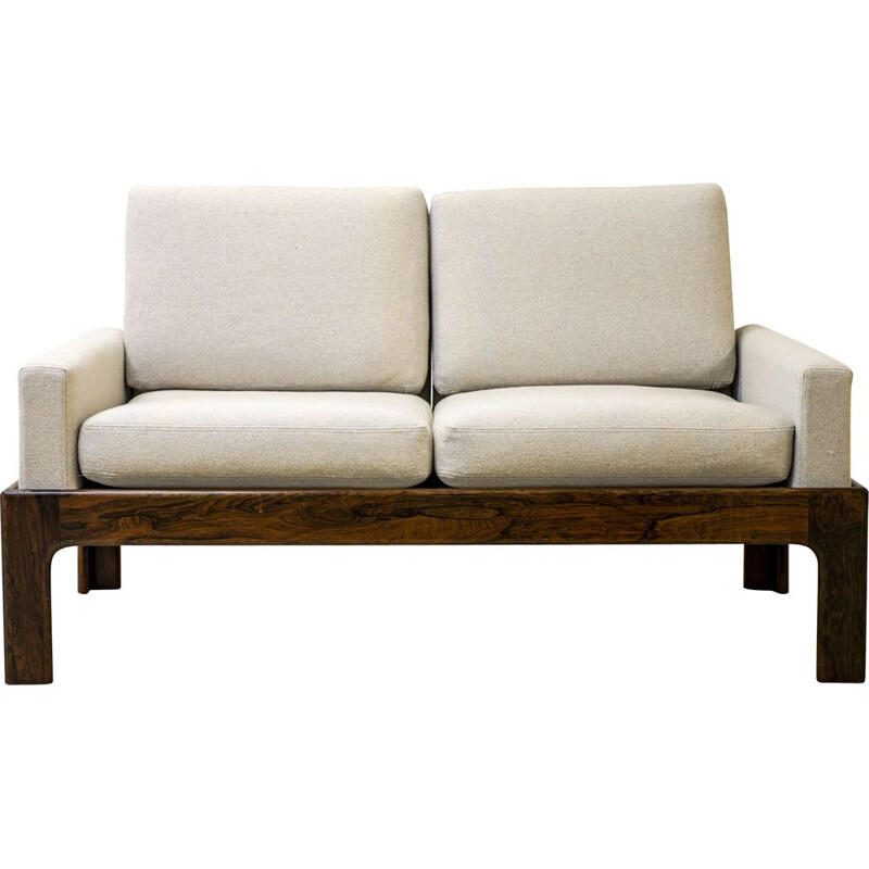 Vintage 2-seater Illum Wikkelso sofa