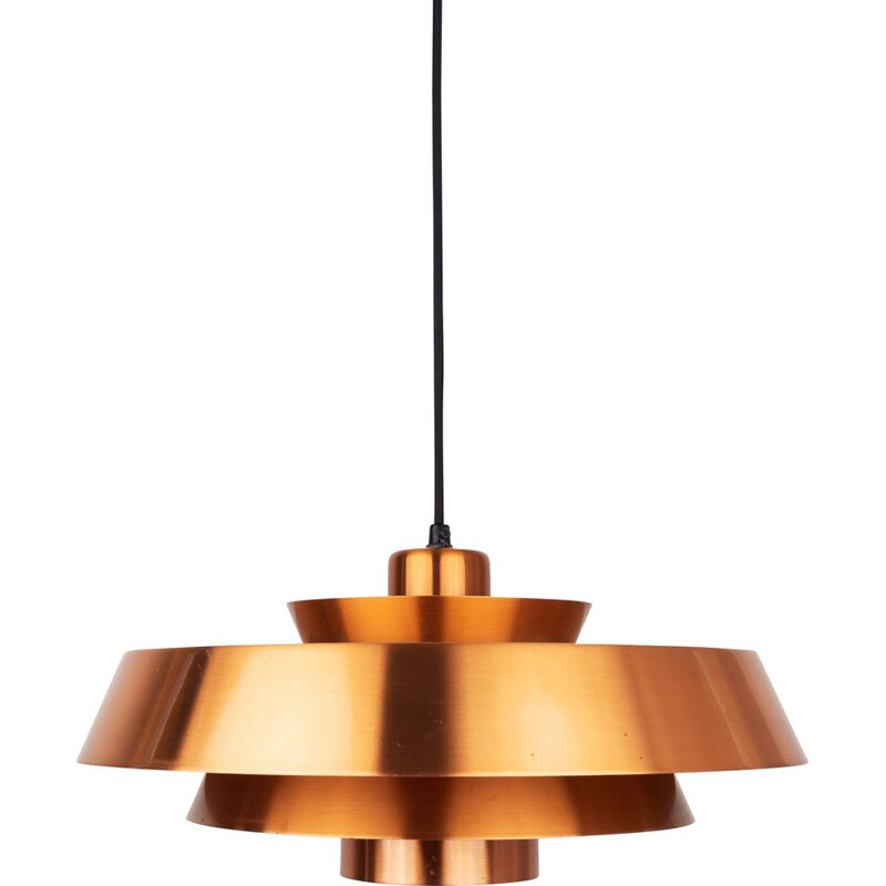 Vintage pendant lamp Nova by Jo Hammerborg, Fog og Mørup, Denmark, 1963